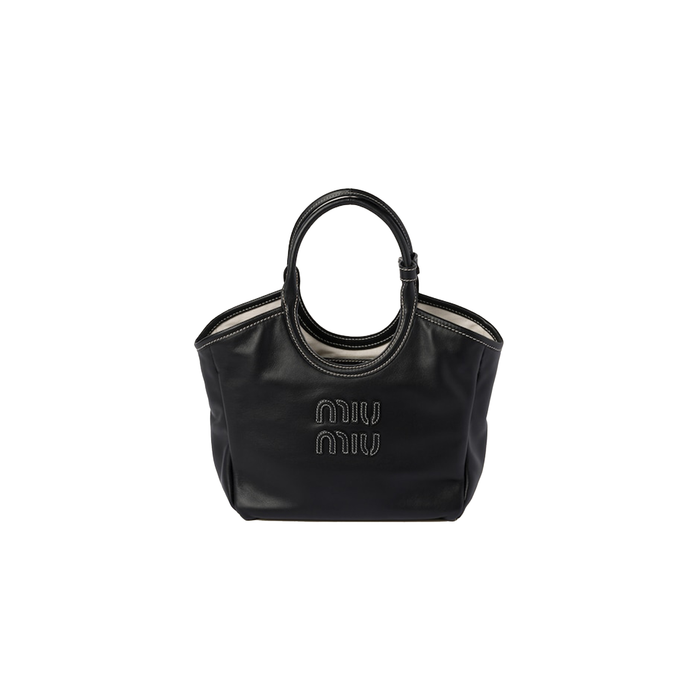 MIU MIU IVY LEATHER BAG 5BA284 (23.5*22*12cm)